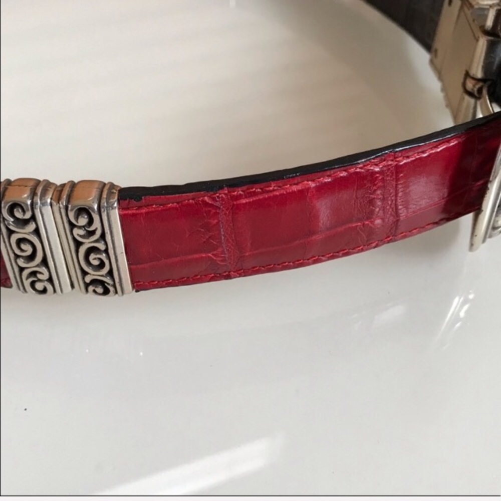 BRIGHTON Two Sided Belt SZ M - Picture 4 of 6